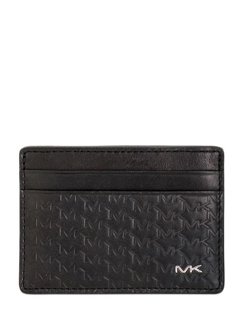 michael kors card holder for men|leather michael kors men's wallet.